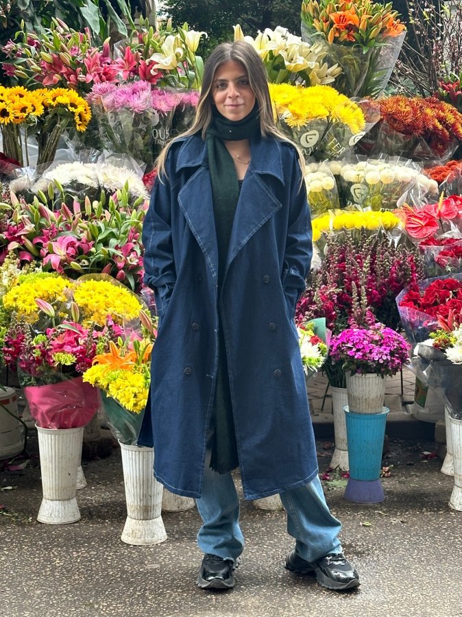 DENIM DAPPER TRENCH